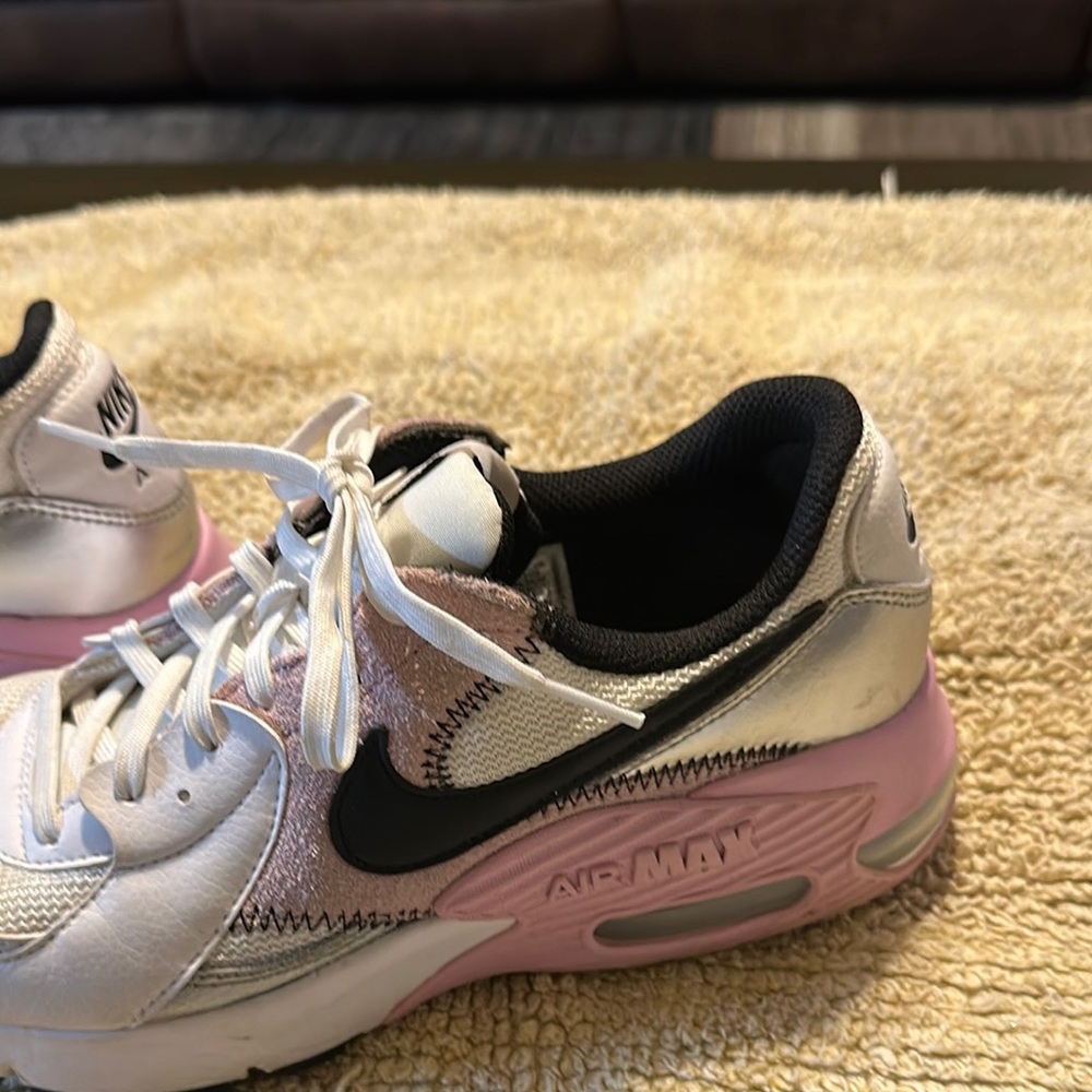 Nike Women's Air Max Sneakers - White and Pink - Picture 13 of 14